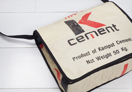 K-cement fair trade shoulder bag