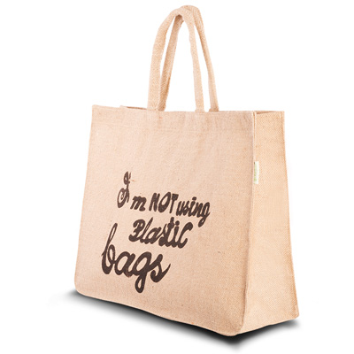 scared Per Strict Jute Bag Slogan | Request offer - Green Earth Products